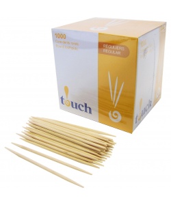 Cure-dents ronds en bois 2.5’’ 