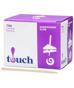 Cure-dents à club sandwich 3.5’’