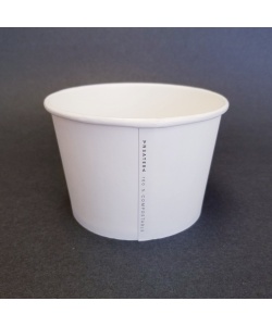 Contenant à soupe en carton enduit de PLA 16 oz (454 ml)