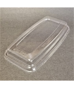 Couvercle bombé compostable en PLA pour BIO-04 BIO-05 BIO-52