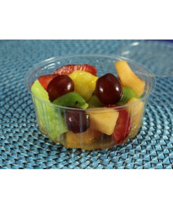 Contenant rond en PLA de 9.3 oz (275 ml) diam 4’’ et hauteur 1.75’’ 