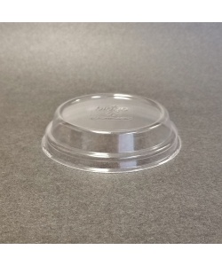 Couvercle bombé compostable en PLA pour contenant BIO-18