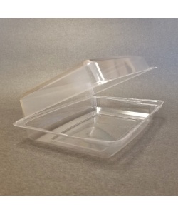 Contenant à charnière tout usage compostable en PLA 24 oz