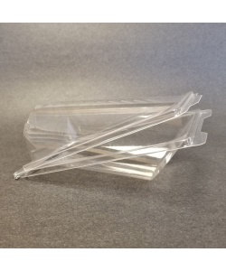 Contenant pour 2 pitas roulés large - compostable