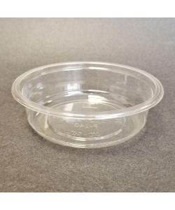 Contenant cylindrique transparent, 8 oz (227 ml)