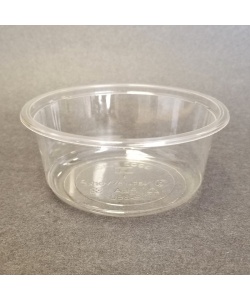 Contenant cylindrique transparent ,12 oz (340 ml)