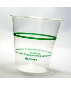 Verre clair compostable 12 oz