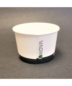 Contenant à soupe compostable avec enduit de PLA 8 oz (227 ml)