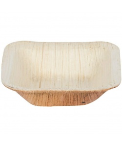 Bol carré en feuille de palmier Treevive 2 oz (3 po)