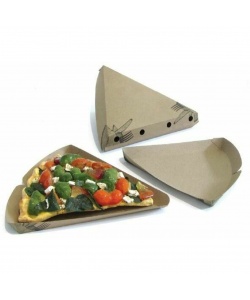 Boîte compostable pour pointe de pizza 9 po