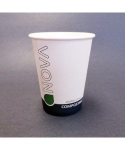 Verre compostable à boisson chaude Paroi simple 12 oz (340 ml)