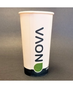 Verre compostable en carton boisson chaude 20 oz (568 ml) Paroi simple