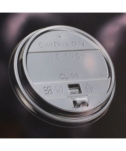 Couvercle a/ ouverture pour smoothie/boisson glacée p/GPLA10@24 OZ