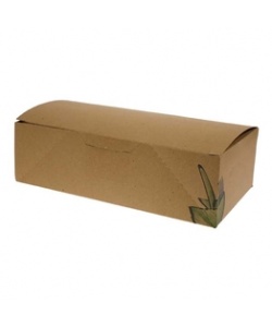 Boite à lunch kraft rectangulaire Ecobistro 