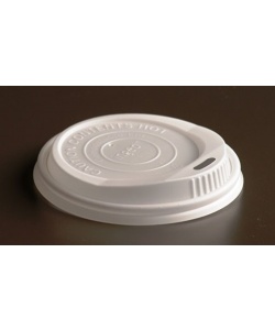 Couvercles à dôme compostables pour boisson chaude 10 à 20 oz