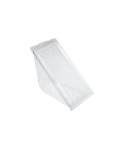 Triangle à sandwich refermable double recyclable - Pain régulier carré