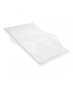 Contenant refermable pour 2 pitas roulés grand format - Recyclable