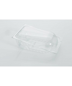 Contenant refermable pour 2 pitas roulés réguliers - Recyclable