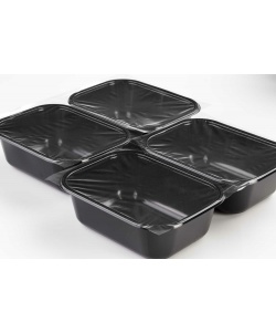 Single portion cont - oven. (22 oz)