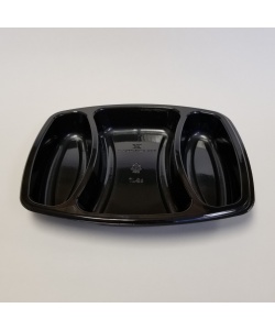 Contenant tout usage, 3 compartiments