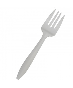 Fourchettes biodégradables haut de gamme en amidon, 7 pouces