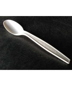 Cuillères à dessert biodégradables en amidon, 6 pouces