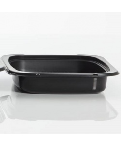 Contenant portion simple noir micro-ondable 12 oz (360 ml) 