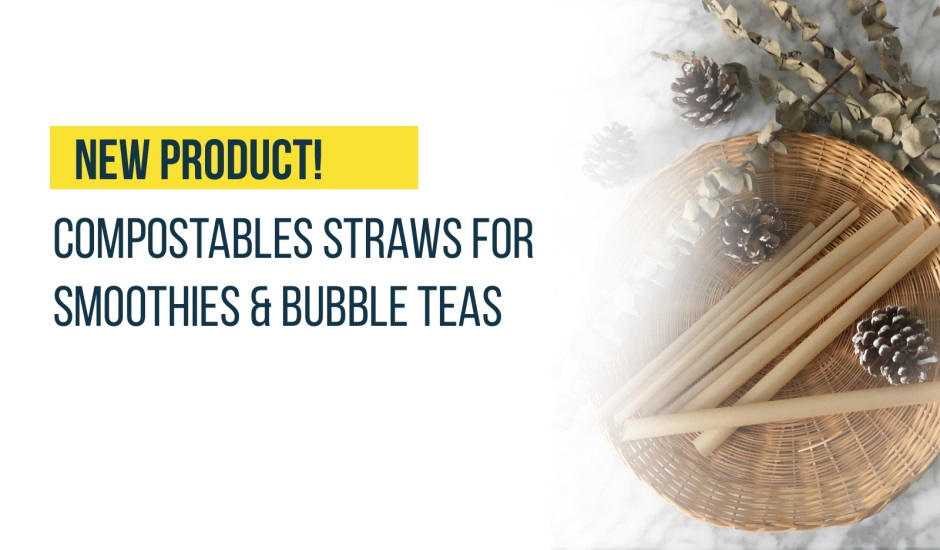 100% compostable straws that will resist to soft drinks
